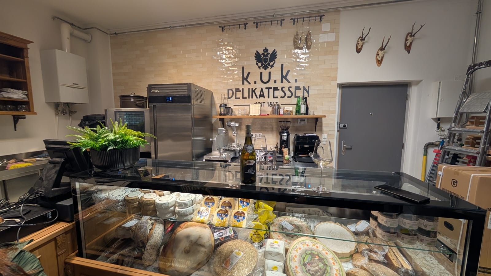 Unser Feinkoststand in Wien